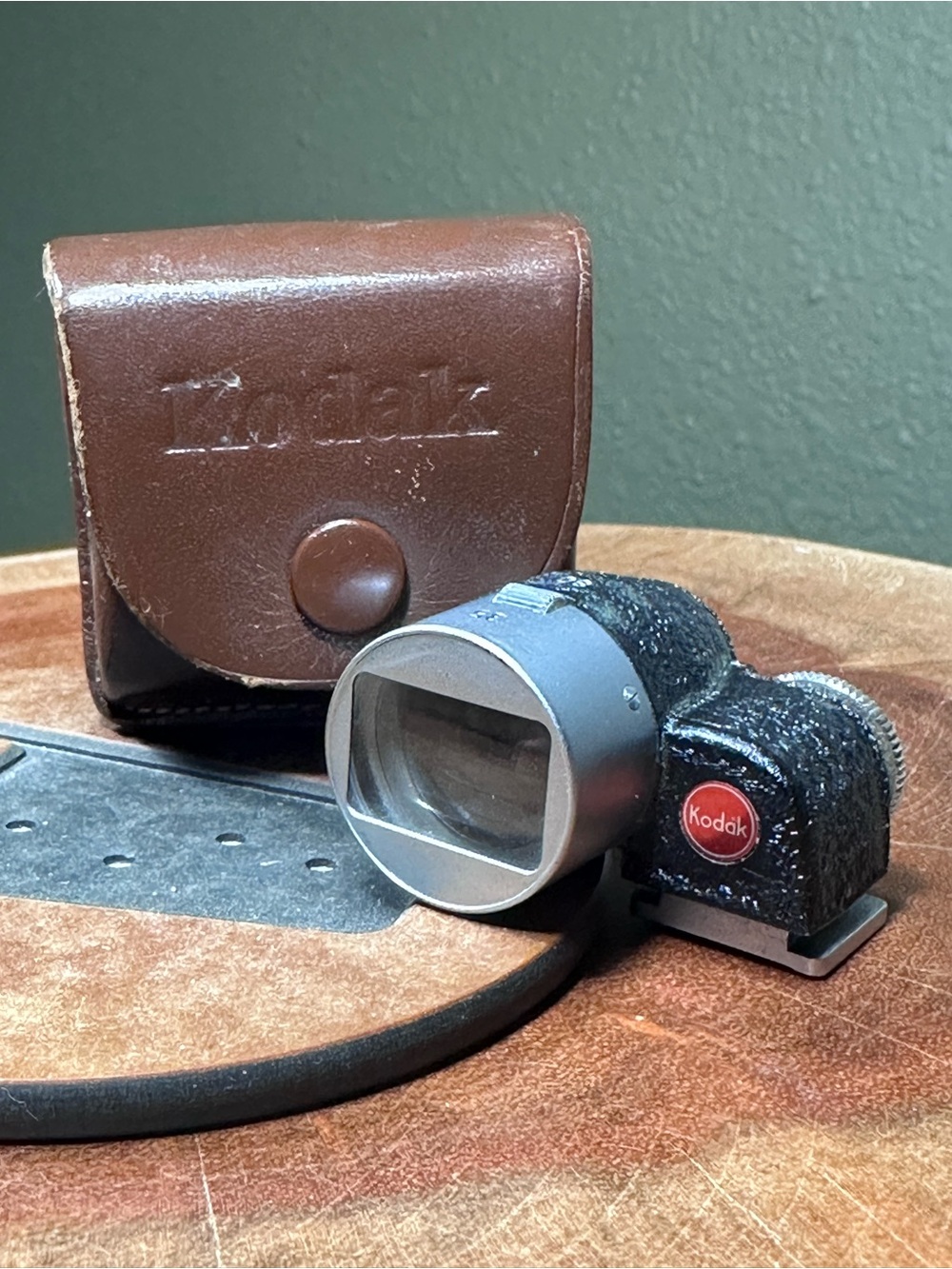 Kodak Retina 35/80mm Optical Viewfinder w/ Original Leather Case
